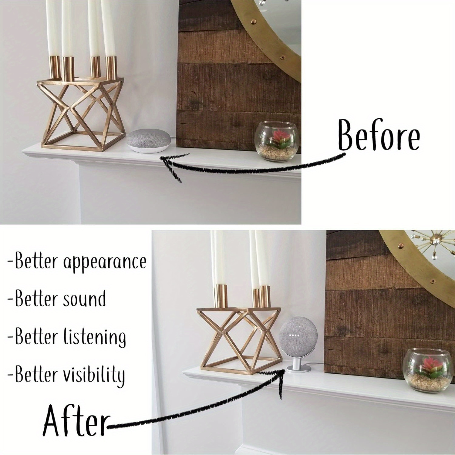 Mini Smart Speaker Display Sta - Google Speaker Nest Mini recension och pris
