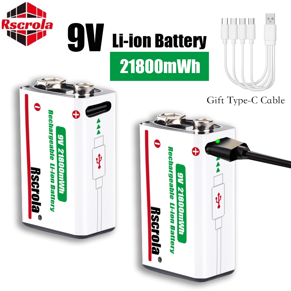 Type-C Rechargeable 9V Lithium - Smoke Detector Interconnected recension och pris
