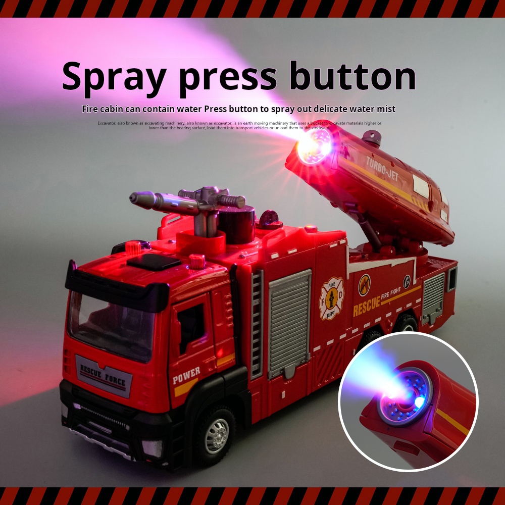 New Alloy Fire Truck Toy Large - Fire Escape Ladder recension och pris