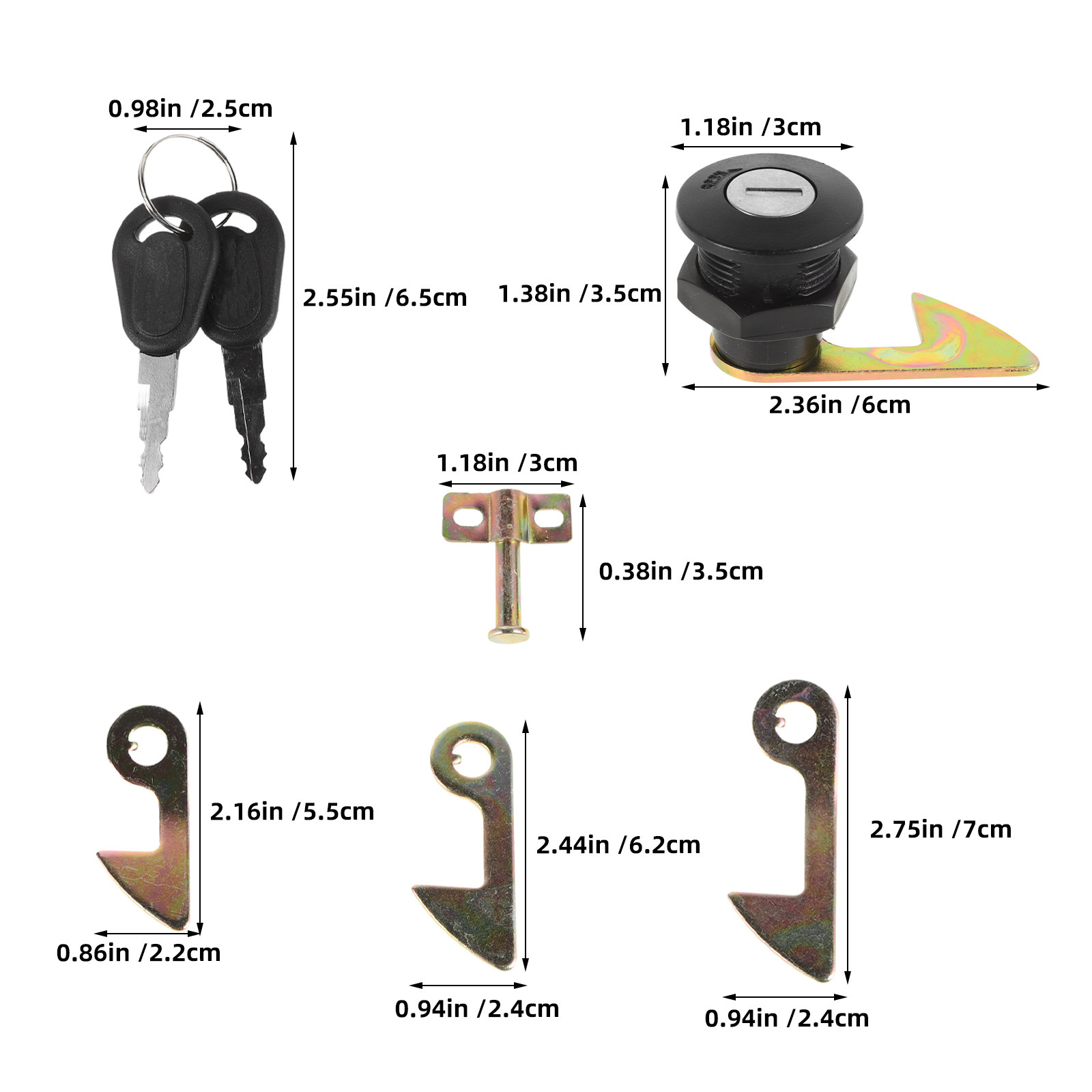 2Set Electric Motorcycle Trunk - Lockbox Key Secure recension och pris